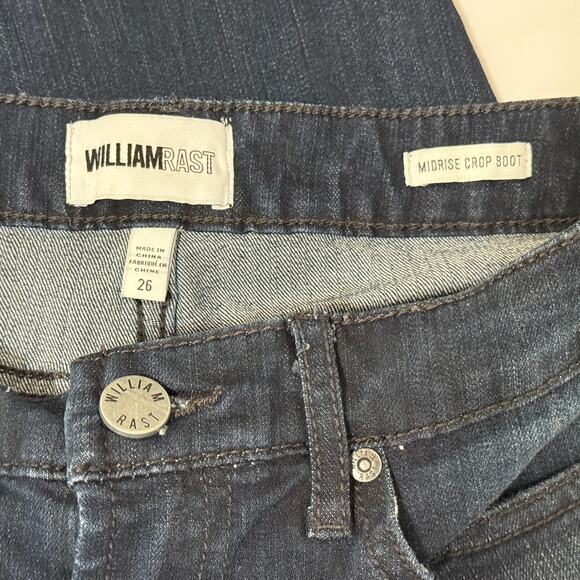 William Rast Midrise Crop Boot Jeans, Size 26 - Picture 5 of 6